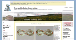 Desktop Screenshot of informationenergymedicine-association.com